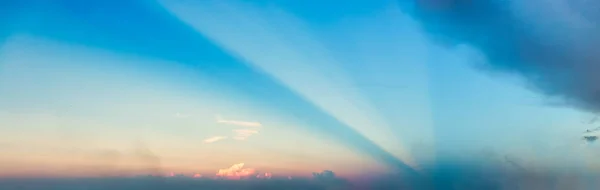 Dramatic Panoramic View of a cloudscape — Stock Photo, Image