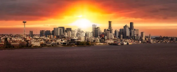 Downtown Seattle, Washington, Estados Unidos da América. — Fotografia de Stock