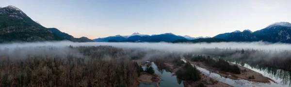 Paysage naturel canadien panoramique aérien — Photo