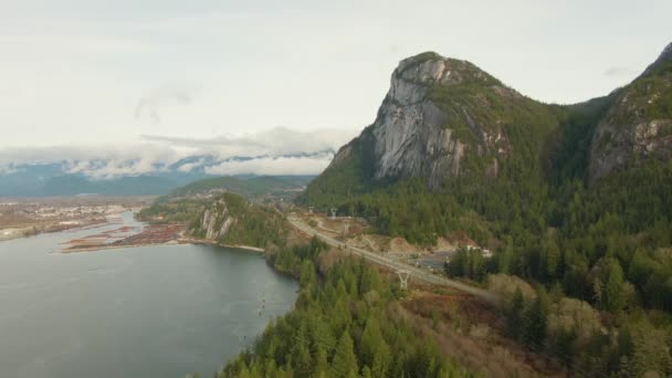 加拿大不列颠哥伦比亚，Squamish — 图库视频影像