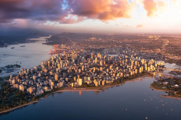 Centro de Vancouver, BC, Canadá. — Foto de Stock