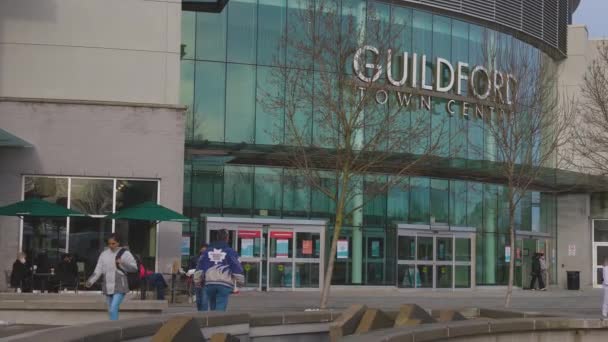 Centro Comercial Guildford Town Centre — Vídeo de Stock