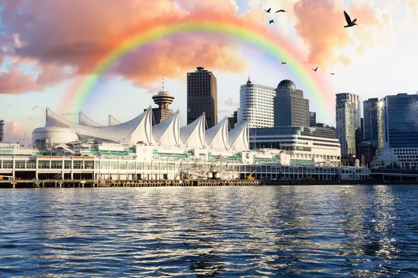 Canada Località ed edifici commerciali nel centro di Vancouver — Foto Stock