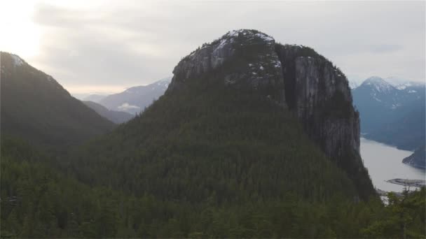 아름다운 캐나다 자연 산 풍경 — 비디오