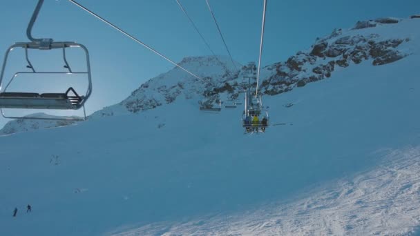 Whistler Skigebied, British Columbia, Canada. — Stockvideo