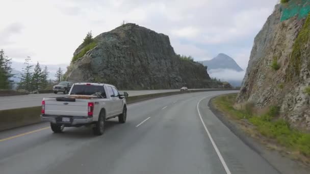 Sea to Sky Highway Drive — Stock video