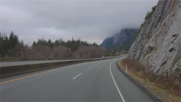 Sea to Sky Highway Drive — Stock video