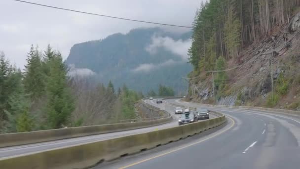 Sea to Sky Highway Drive — Stock video