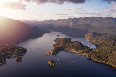 Deep Cove 'un hava görüntüsü