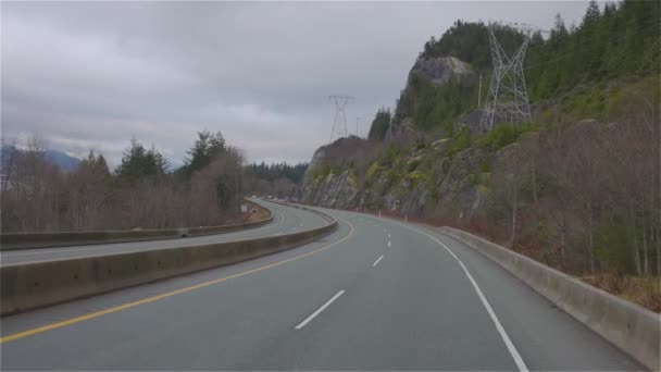 Sea to Sky Highway Drive — Stock video