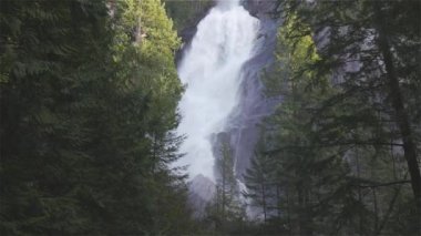 Shannon Şelalesi manzarası ve kanyondan akan su