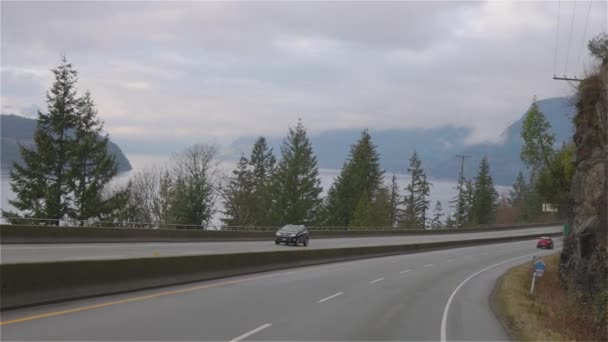 Sea to Sky Highway Drive — Stock video