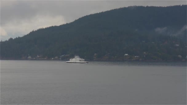 Panoramautsikt över Bowen Island — Stockvideo