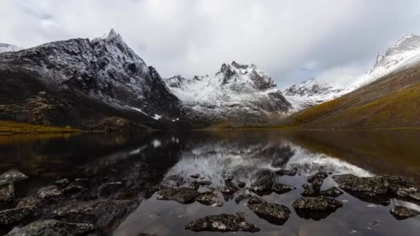 Grizzly Lake in Tombstone Territory Park, Yukon, Καναδάς. — Αρχείο Βίντεο