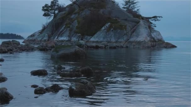 Taman Whytecliff, Teluk Horseshoe, Vancouver Barat, British Columbia, Kanada — Stok Video