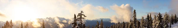 Vue panoramique du paysage naturel canadien — Photo