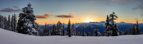 Panoramatický pohled na kanadskou přírodní krajinu — Stock fotografie