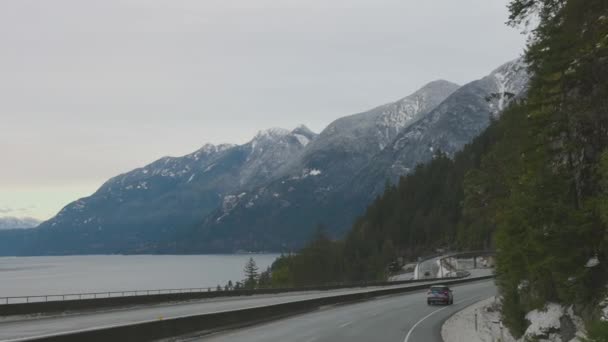 Sea to Sky Highway Drive — Video Stock