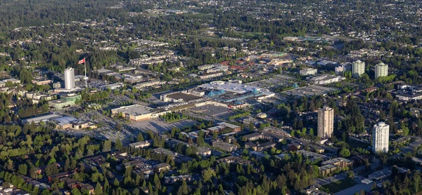 Vista aérea de avião de Guildford Shopping Mall. — Fotografia de Stock