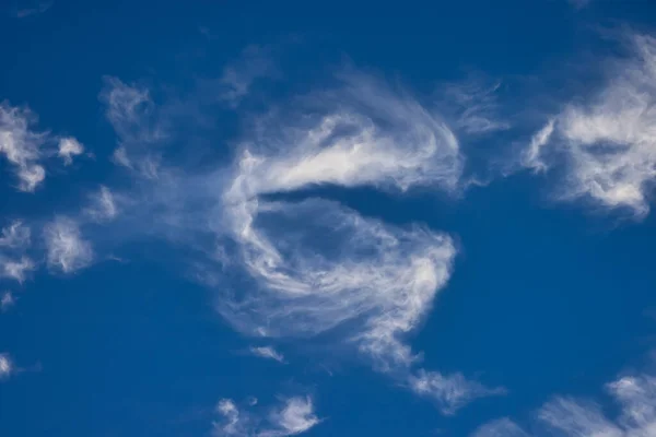 Вид Облачность Яркий Солнечный Весенний День Снято Западном Побережье Британской — стоковое фото
