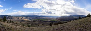 Desert Mountain Kanada Doğa Manzarası Panoramik Manzarası.