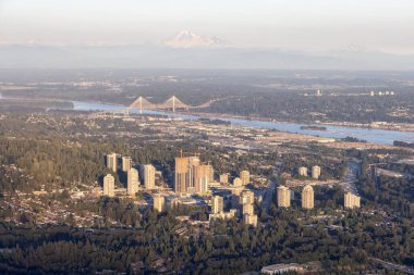 Konut ve Binaların Uçak Uçağı 'ndan Hava Görüntüsü