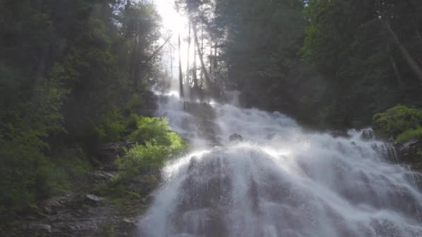 Park Prowincji Bridal Veil Falls w pobliżu Chilliwack — Wideo stockowe