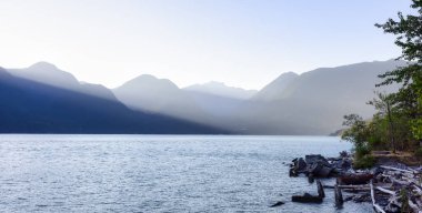 Kanada Doğa Dağı Manzarası Arkaplanı.