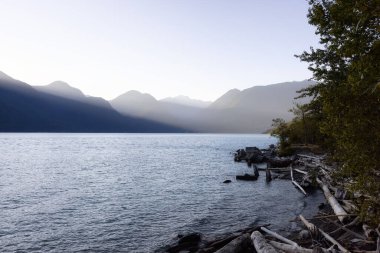 Kanada Doğa Dağı Manzarası Arkaplanı.