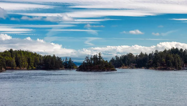 View of Beautiful Gulf Islands during a sunny day. — Stock Photo, Image