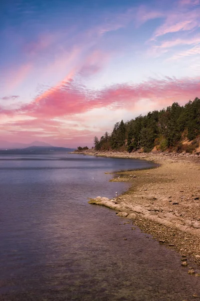 Rocky Shore ve Pasifik Okyanusu 'nun batı kıyısındaki Kanada Doğa Manzarası. — Stok fotoğraf