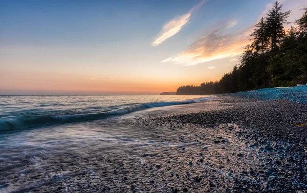 Sandcut Beach on the West Coast of Pacific Ocean. — Stock Photo, Image