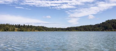 St Mary Gölü, Salt Spring Adası, British Columbia, Kanada.