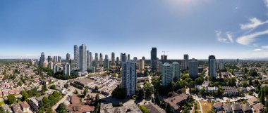 Burnaby, Greater Vancouver, BC, Kanada 'nın çağdaş mimarisi olan şehri..