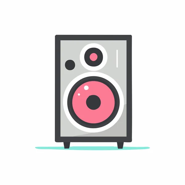 Music Speaker flat illustration