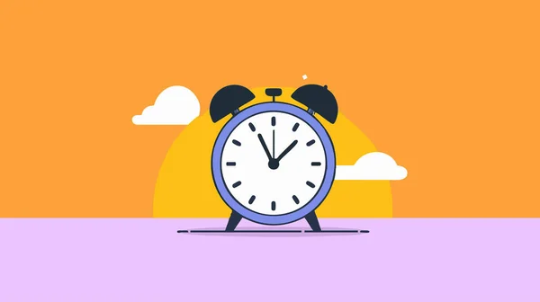 Alarm Clock flat illustration