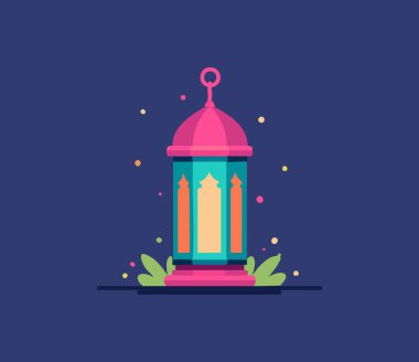 Fanoos Lantern flat illustration