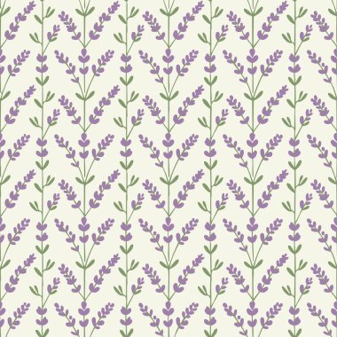 Narin lavanta sapları pürüzsüz desen oluşturur.