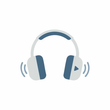 ses simgesini çalan kablosuz kulaklıklar.