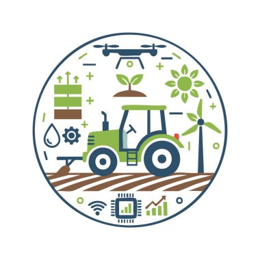 sürdürülebilir tarım için akıllı tarım teknolojisi.