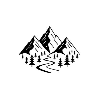 Dağ Çamı Ağacı Manzarası.