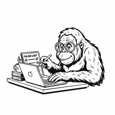 akıllı orangutan yapmak için dijital listeyi tamamladı.