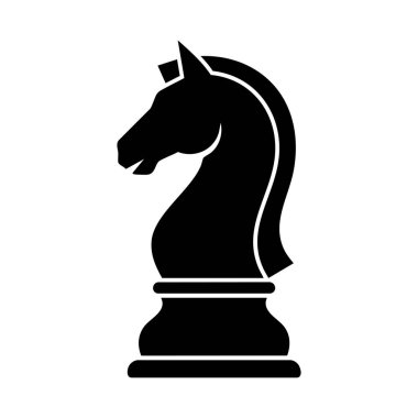Kara Şövalye satranç taşı silueti