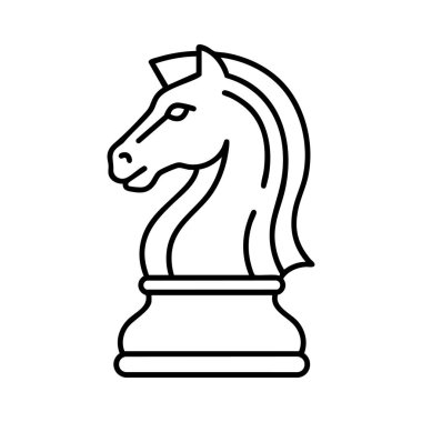 Şövalye satranç taşı resim simgesi