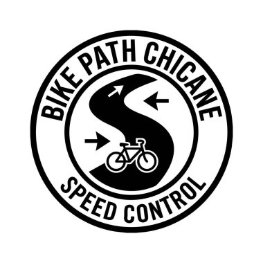 motor yolu chicane hız kontrol işareti