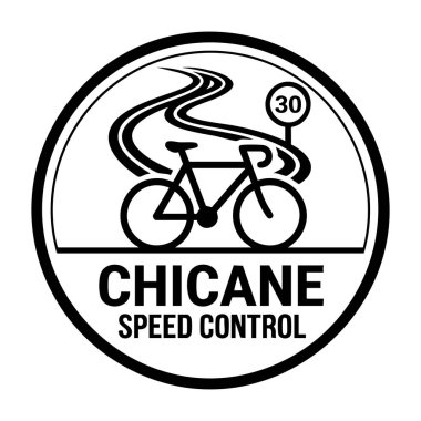 chicane hız kontrol işareti simgesi