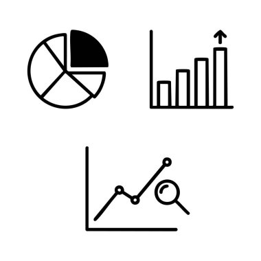veri analiz şeması ve grafik simgeleri