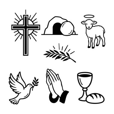Hıristiyan dini semboller koleksiyonu