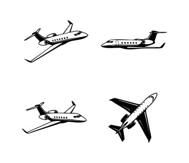 özel jet uçağı çizimleri