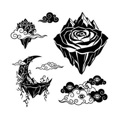 ruhani mistik dövme seti